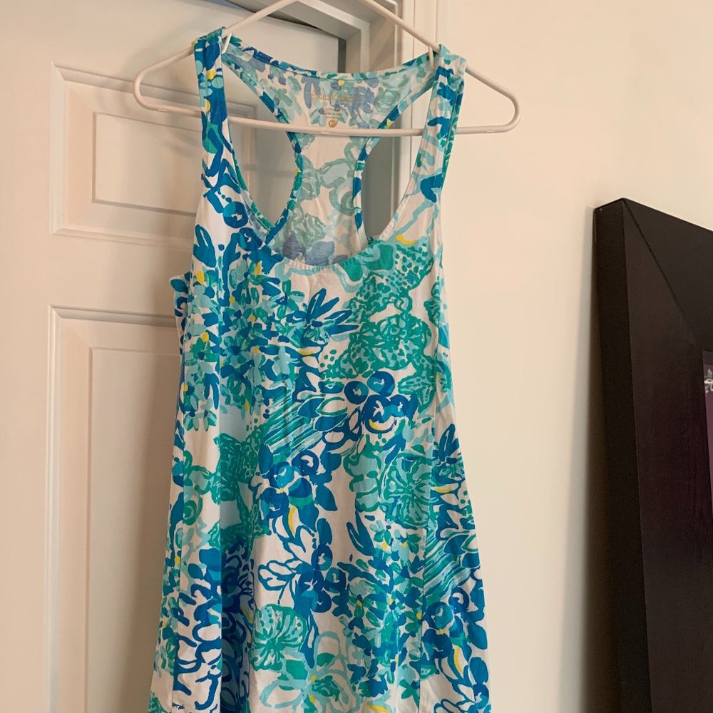 Lilly Pulitzer Turquoise Sundress (Size M)